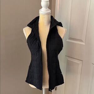 Women's Black Quilted Vest